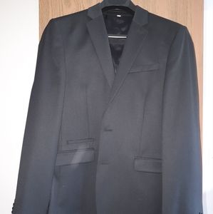Express 38 Regular Slim Black Suit Jacket